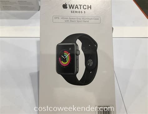 Apple Watch Series 3 (Space Gray MQL12LL/A) | Costco Weekender