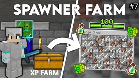 I Made Unlimited XP Farm In Mcpe Minecraft Episode 7 Hindi