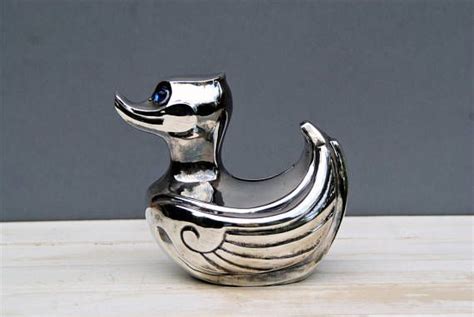 Duck Money Box Silver Plated Duck Money Box By Falstaff Birmingham