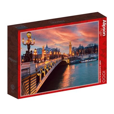 Alipson Pont Alexandre Iii Paris Jigsaw Puzzle 1000 Pieces Pdk