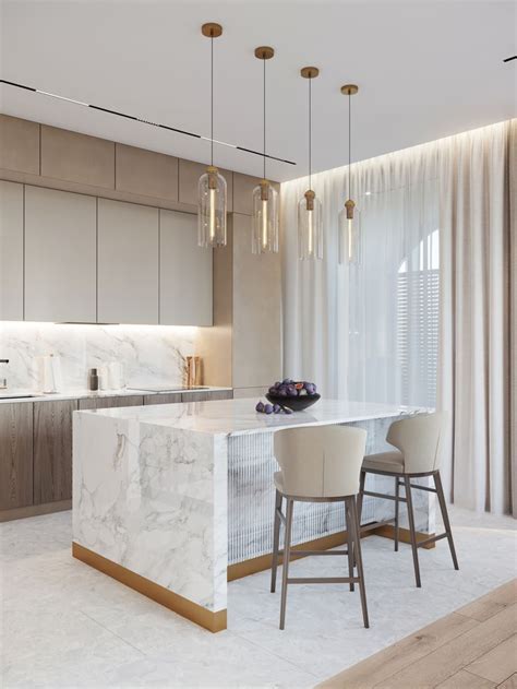 Кухня с островом | Elegant kitchen design, House design kitchen ...