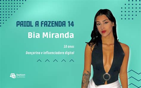 Quem Bia Miranda Participante De A Fazenda Fashion Bubbles