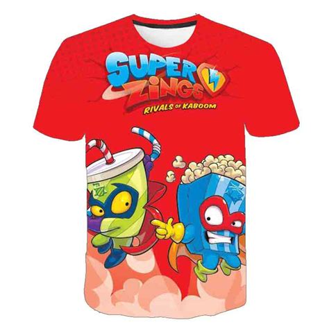 Летние футболки для мальчиков, футболка Super Zings Serie 4, топы для ...
