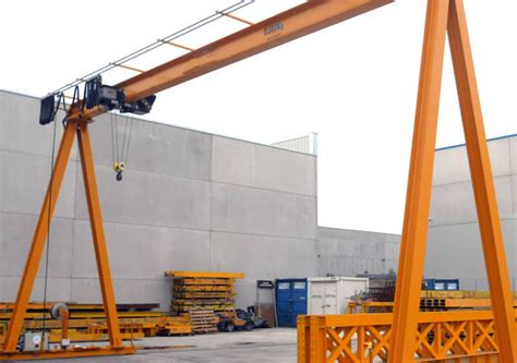 High Quality Rail Type Blocks Stone Monorail Ton Gantry Crane