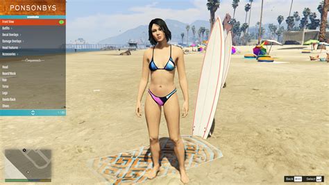 Four New Bikini Textures For Your Mp Female Gta Mods