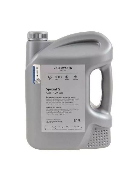 Масло моторное VW 5W40 SPECIAL G (5л) купить c доставкой на OZON по ...