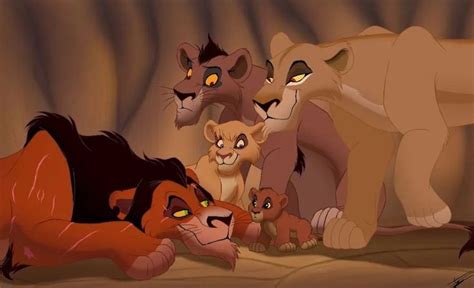 Scar Zira Kovu Nuka And Vitani In 2024 Lion King Fan Art Lion