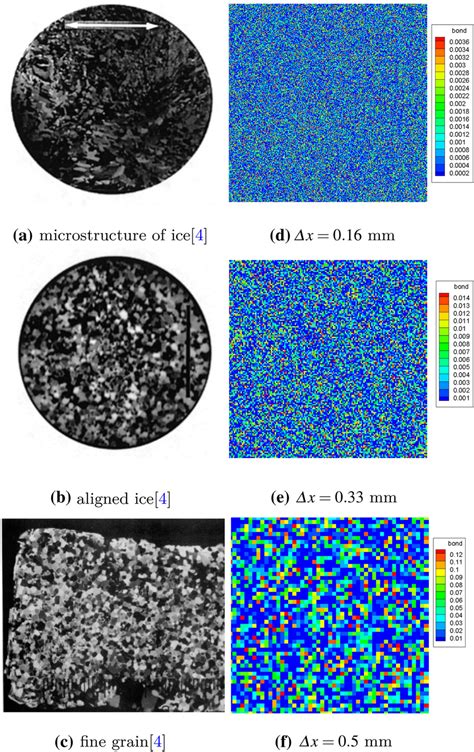 Inhomogeneous Ice Models With Different Grain Sizes A Microstructure