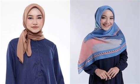 Warna Jilbab Yang Cocok Dengan Baju Navy Dailysia