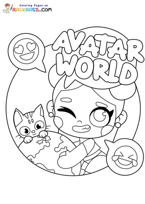 Boneca Do Avatar World Para Imprimir E Colorir