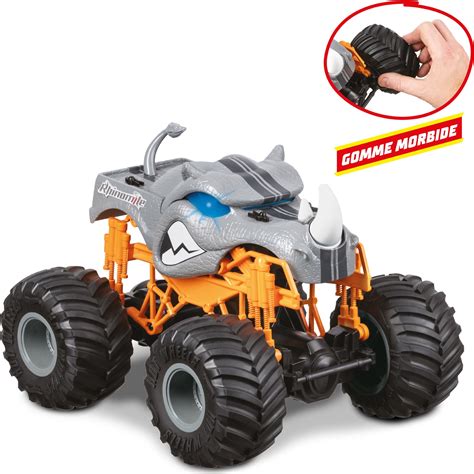 Masinuta Hot Wheels Monster Trucks RC Rhinomite 27 5 Cm EMAG Ro
