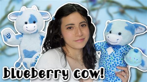 Build A Bear Blueberry Cow Blueberry Scented Gift Set Review YouTube