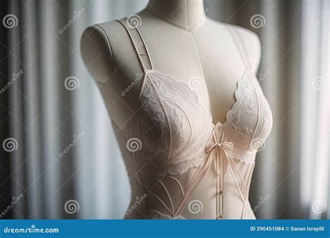 Sensual Lingerie On A Mannequin Ai Generative Stock Illustration Illustration Of Glamour