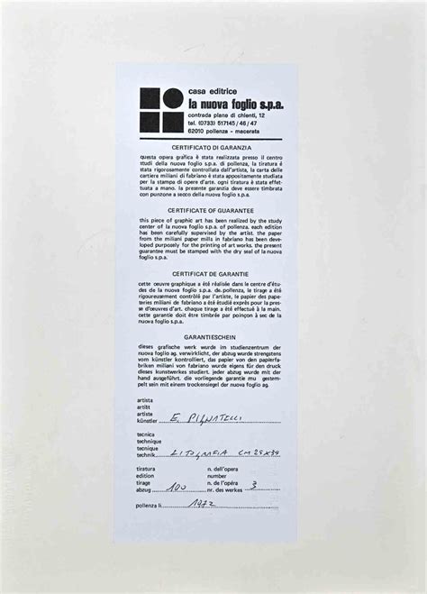 Ercole Pignatelli Nude And Stones Original Lithograph 1972 For Sale At Pamono