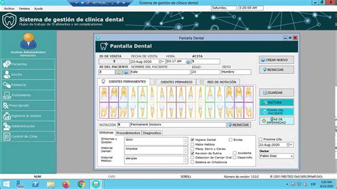 Sistema De Gesti N De Cl Nica Dental Software Para Consultorios