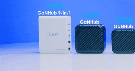 Invzi Ganhub Der Weltweit Kleinste W Dual Usb C Gan Charger