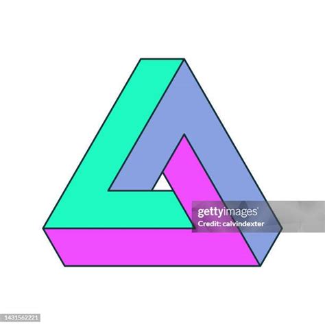 triangle optical illusion stock  high res pictures