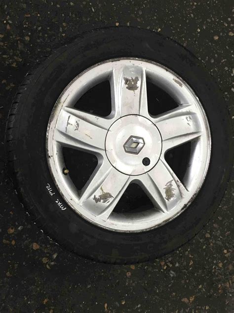 Renault Clio Mk2 2001 2006 Dynamique Gradiant Alloy Wheel Tyre 185 55 15 6mm Store Renault