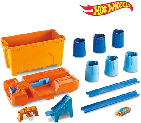 Hot Wheels Track Builder Zestaw Pude Ko Kaskaderskie Beczki Flk Gcf Gcf Zabawki