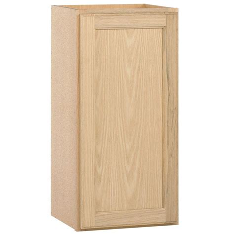 Assembled 15x30x12 in. Wall Kitchen Cabinet in Unfinished Oak-W1530OHD - The Home Depot