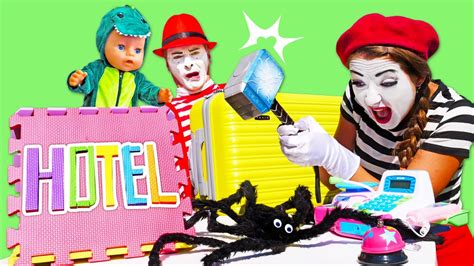 Куклы БЕБИ БОН заселились в ужасный отель? Весёлые игры для девочек ...