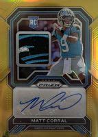 Matt Corral Prizm Rpa Mc Rookie Patch Auto Gold Psa