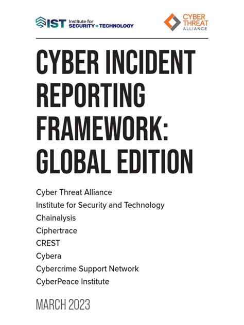 Cyber Incident Reporting | PDF | Computer Security | Security