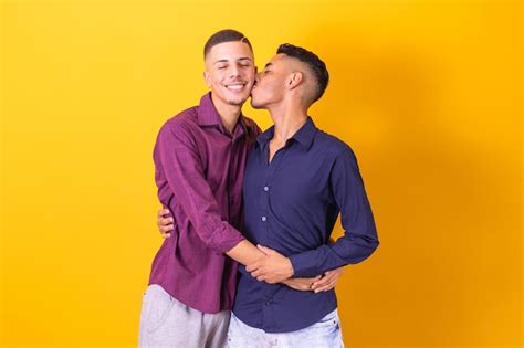 Lgbt Saint Valentin Couple Gay Couple Homosexuel Photo Premium