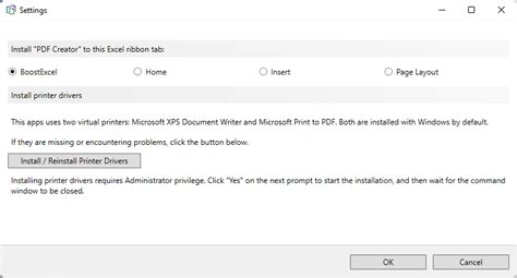 PDF Creator for Excel