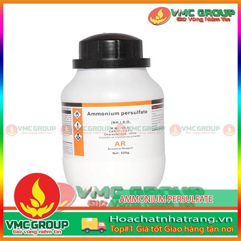 BÁN AMMONIUM PERSULFATE APS NH4S2O8 HCNT HÓA CHẤT NHA TRANG