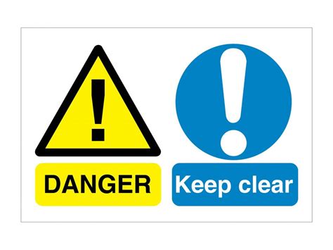 danger  clear sign imprint norwich