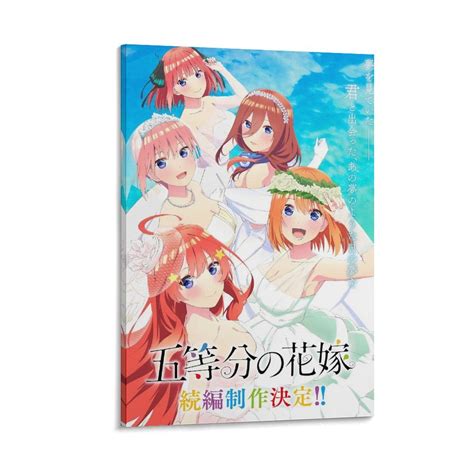 Japanese Adolescence Anime The Quintessential Quintuplets Poster