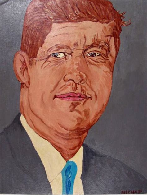 Portrait Of John F Kennedy All Artifacts The John F Kennedy