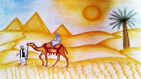 Camel In Desert Drawing At Explore Collection Of