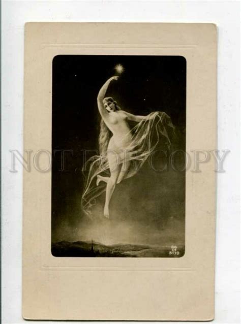 3129121 NUDE WITCH As Star In Sky Vintage PC Topics Folklore