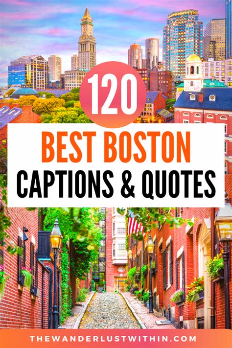 Best Boston Quotes And Boston Instagram Captions Boston