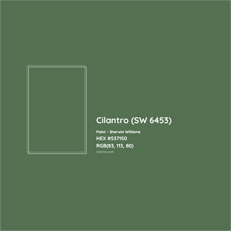 Sherwin Williams Cilantro Sw 6453 Paint Color Codes Similar Paints