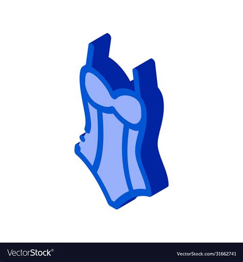 Sexy Lingerie Isometric Icon Royalty Free Vector Image