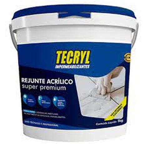 Comprar Rejunte Acrílico Tecryl Branco Pote 1 Kg Super Premium a