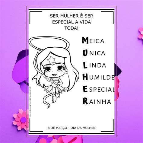 Dia Das Mulheres Ed Infantil - Pequenos Grandes Pensantes.: Atividades Dia das Mulheres Educação Infantil