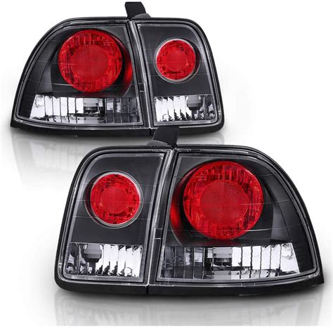 96 97 Honda Accord Altezza Tail Lights Black