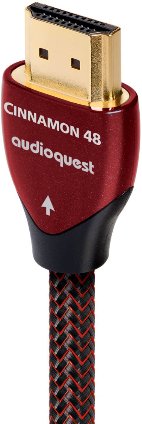 Audioquest Cinnamon K K K Gbps Hdmi Cable Red Black