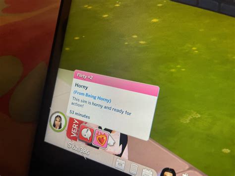 NSFW Horny Sims How Do I Fix Shouldnt It Say Flirty I Didnt Rename It Idk What To Do