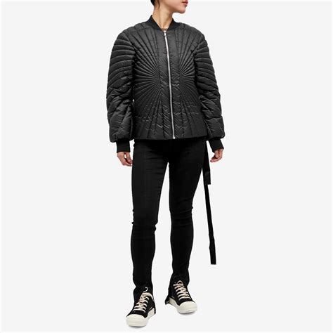 Rick Owens X Moncler Genius Radiance Flight Jacket Black End Us