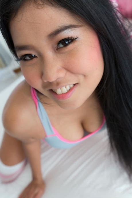 Lovely Asian Girl Sanouk Shows Off Her Perfect Tits Her Tight Shaved Pussy Coedcherry