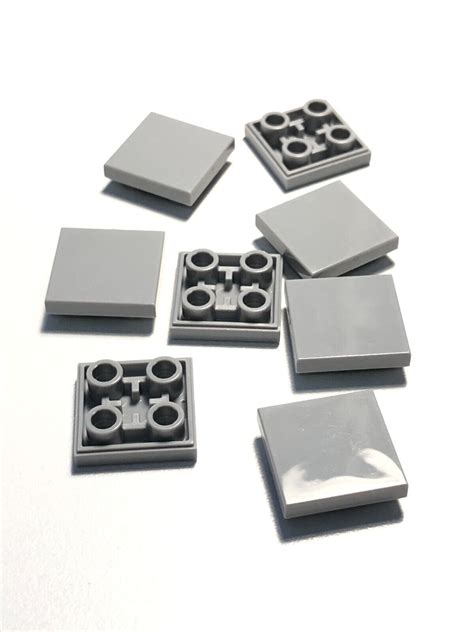 New Lego X Light Bluish Gray Tile Modified X Inverted Ebay