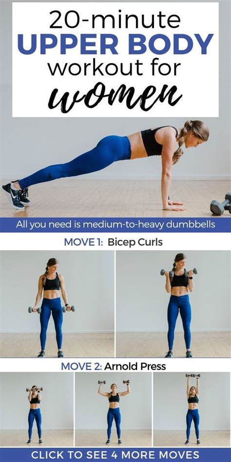 5 Best Upper Body Exercises For Women Nourish Move Love Upper Body Workout For Women