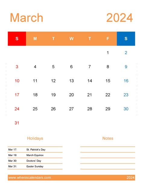 March 2024 Calendar Fillable Form - Loni Sibley