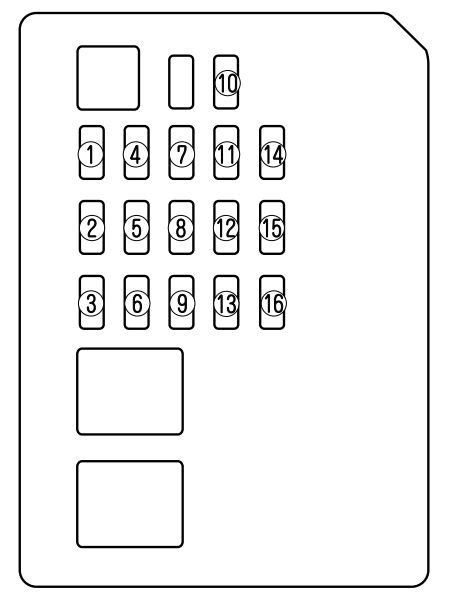 Mazda Sport 6 (2006 - 2007) - fuse box diagram - Auto Genius