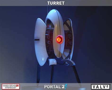 Portal 2 Aperture Sentry Turret Statue | at Mighty Ape NZ